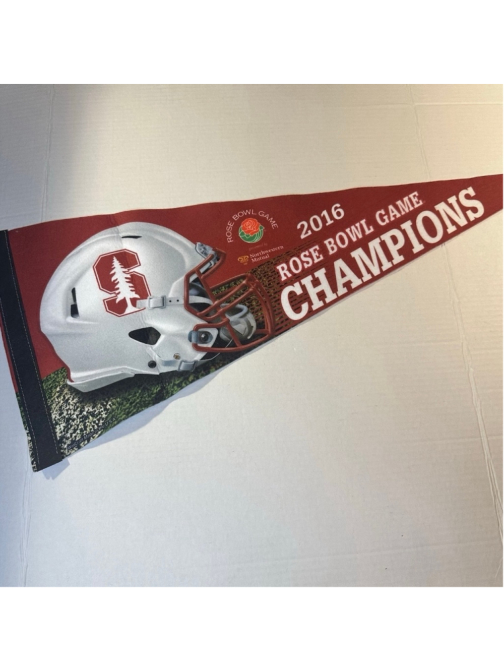Stanford 2016 Rose Bowl Champions Pennant Flag